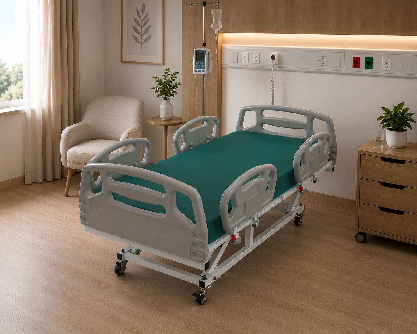 Cama hospitalar elétrica 3 movimentos Vital Scheffer